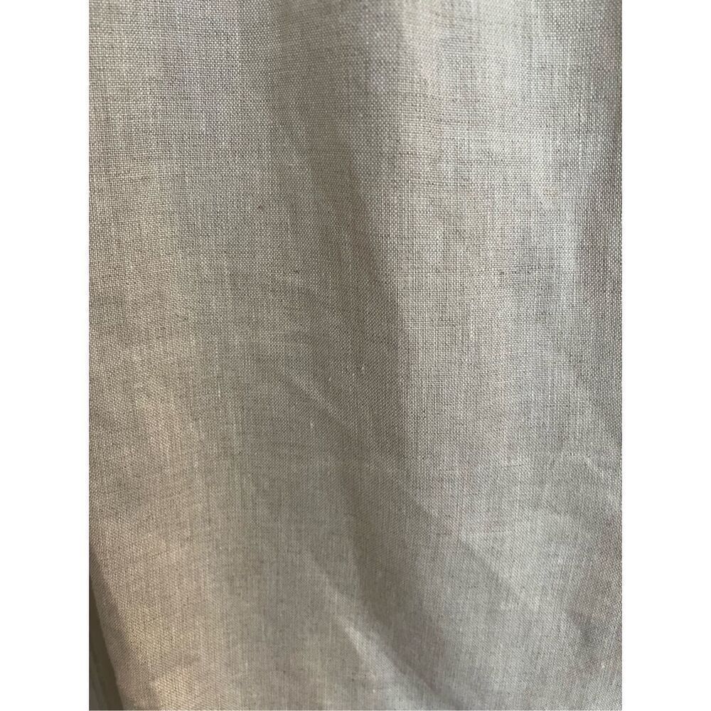 Brooks Brothers Neutral Linen Maxi Skirt with Center Slit - Picture 4 of 5